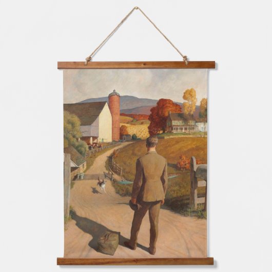 The Homecoming, 1945, van Newell Convers Wyeth Hangend Wandkleed (Voorkant)