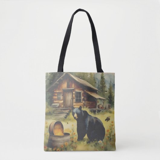 The honey pot in the woods Tote Tote Bag (Voorkant)