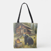 The honey pot in the woods Tote Tote Bag (Achterkant)