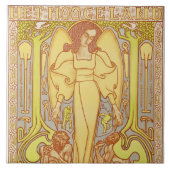 The Hoogeland, Beekbergen (1896) door Jan Toorop Tegeltje (Voorkant)