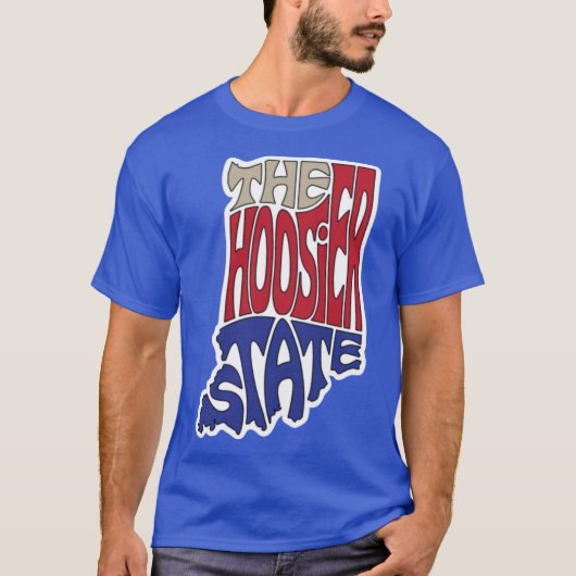 The Hoosier State Indiana T-shirt (Voorkant)