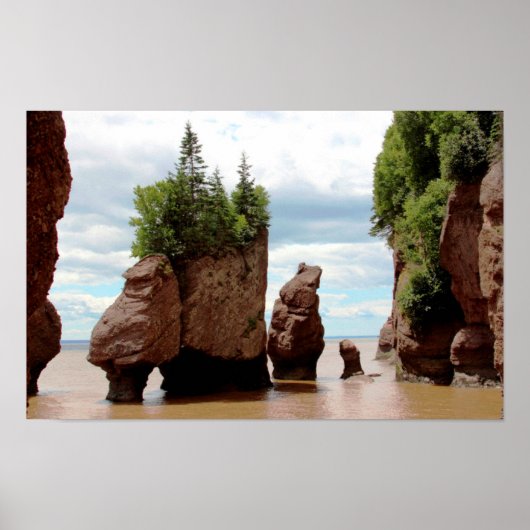 The Hopewell Rocks Canada Poster (Voorkant)