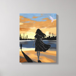 The Horizon I A – Journey to Growth Canvas Afdruk