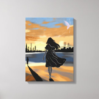 The Horizon I A – Journey to Growth Canvas Afdruk