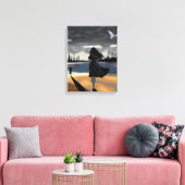 The Horizon I B – Reis naar groei Canvas Afdruk (Insitu (Woonkamer))