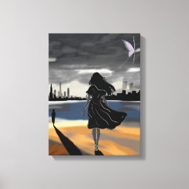 The Horizon I B – Reis naar groei Canvas Afdruk