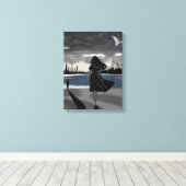 The Horizon I C – Journey to Growth Canvas Afdruk (Insitu (Houten vloer))