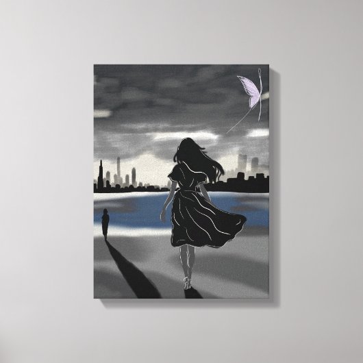 The Horizon I C – Journey to Growth Canvas Afdruk (Voorkant)