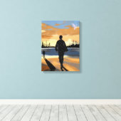 The Horizon II A – Reis naar groei Canvas Afdruk (Insitu (Houten vloer))