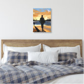 The Horizon II A – Reis naar groei Canvas Afdruk (Insitu (Slaapkamer))