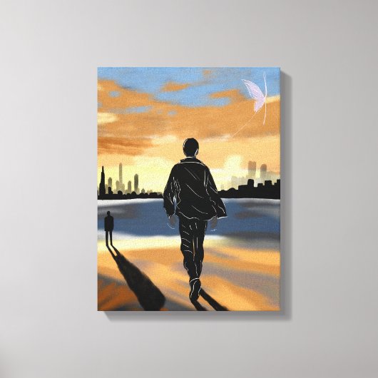 The Horizon II A – Reis naar groei Canvas Afdruk (Voorkant)