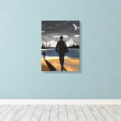 The Horizon II B – Reis naar groei Canvas Afdruk (Insitu (Houten vloer))