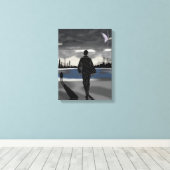 The Horizon II C – Reis naar Groei Canvas Afdruk (Insitu (Houten vloer))