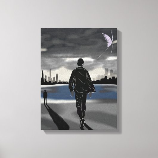 The Horizon II C – Reis naar Groei Canvas Afdruk (Voorkant)