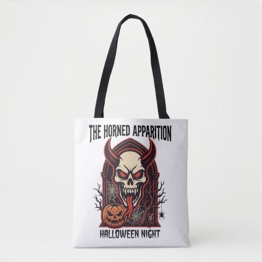The Horned Apparition Halloween Tote Bag (Voorkant)
