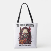 The Horned Apparition Halloween Tote Bag (Achterkant)