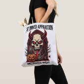 The Horned Apparition Halloween Tote Bag (Dichtbij)