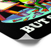 The Horrors Persist But So Do I Frog  Poster (Hoek)