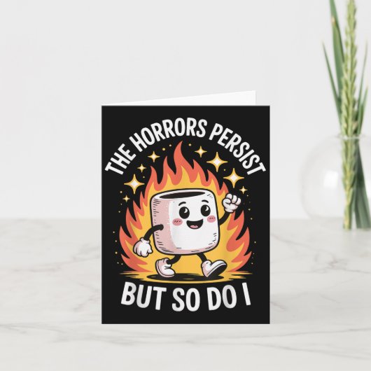The Horrors Persist But So Do I  Kaart (Voorkant)