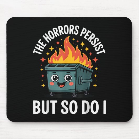 The Horrors Persist But So Do I Muismat (Voorkant)