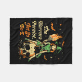 The Horrors Persist Funny Halloween Yet So Do I Vi Fleece Deken (Voorkant (Horizontaal))