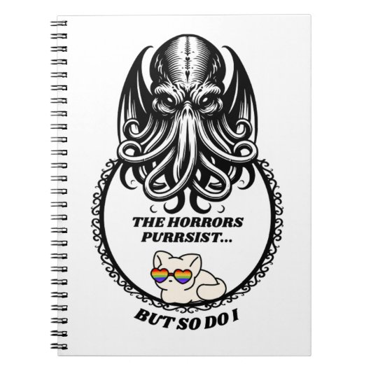 The Horrors PURRsist Spiral Photo Notebook Notitieboek (Voorkant)