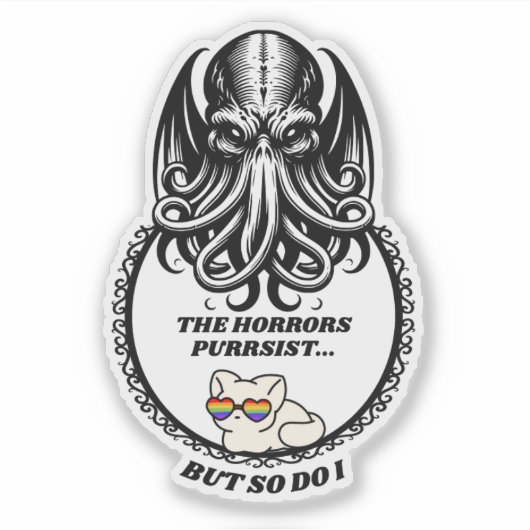 The Horrors PURRsist  Sticker (Voorkant)