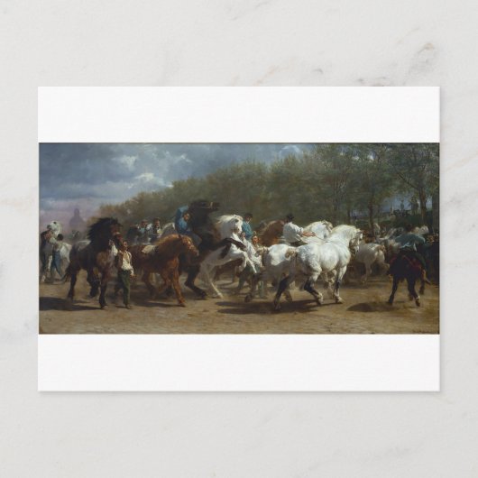 The Horse Fair by Rosa Bonheur Briefkaart (Voorkant)