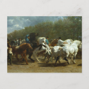 The Horse Fair by Rosa Bonheur Briefkaart