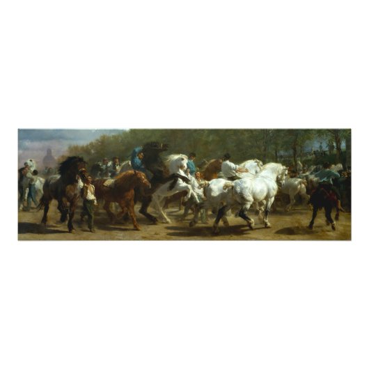 The Horse Fair by Rosa Bonheur Foto Afdruk (Voorkant)