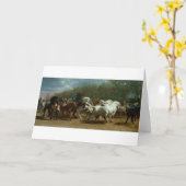 The Horse Fair by Rosa Bonheur Kaart (Gele Bloem)