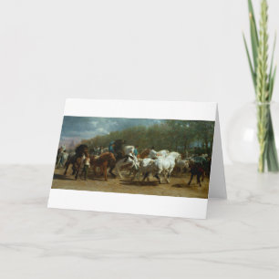The Horse Fair by Rosa Bonheur Kaart