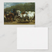 The Horse Fair by Rosa Bonheur Notitiekaartje (Voorkant / Achterkant)