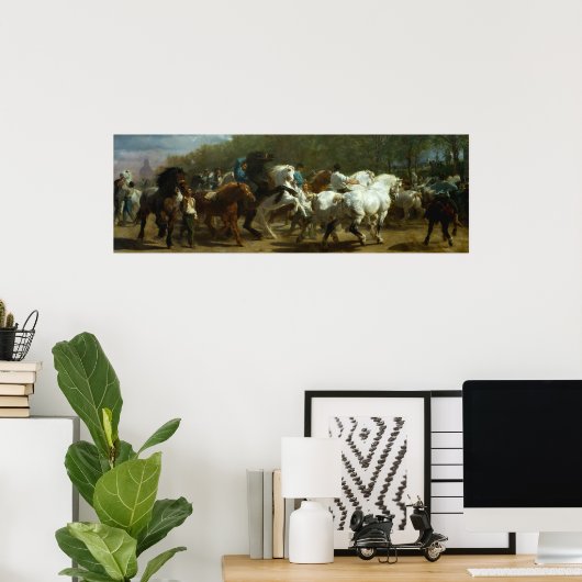 The Horse Fair by Rosa Bonheur Poster (Thuiskantoor)