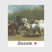The Horse Fair by Rosa Bonheur Sticker (Vel)