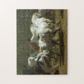 The Horse Fair door Rosa Bonheur Jigzaag Puzzle Legpuzzel (Verticaal)