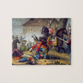The Horse Guards bij de slag om Waterloo, grav Legpuzzel (Horizontaal)
