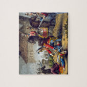 The Horse Guards bij de slag om Waterloo, grav Legpuzzel (Verticaal)