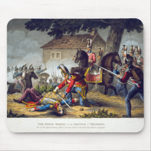 The Horse Guards bij de slag om Waterloo, grav Muismat