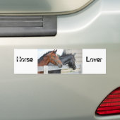 The Horse Lovers Bumpersticker (Op auto)