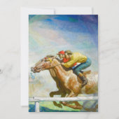 The Horse Race by Newell Convers Wyeth Bedankkaart (Voorkant)