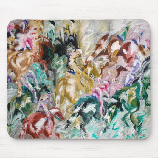 The Horse Race Mousepad Muismat (Voorkant)