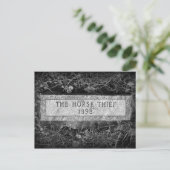 The Horse Thief Gravestone Briefkaart (Staand voorkant)