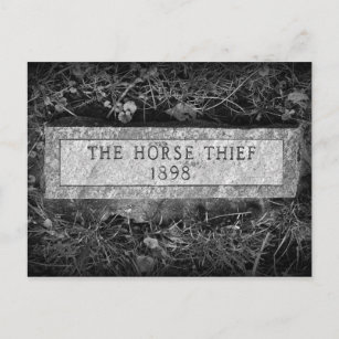 The Horse Thief Gravestone Briefkaart
