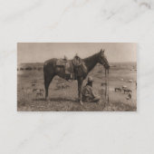 The Horse Wrangler 1910 Visitekaartje (Achterkant)