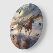 The Horses   Ceramic Tile Grote Klok (Hoek)