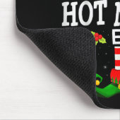 The Hot Mama Elf Christmas Family Matching Pajama  Muismat (Hoek)