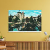 The Hotel Green and GroundsPasadena, CA Canvas Afdruk (Insitu (Woonkamer))