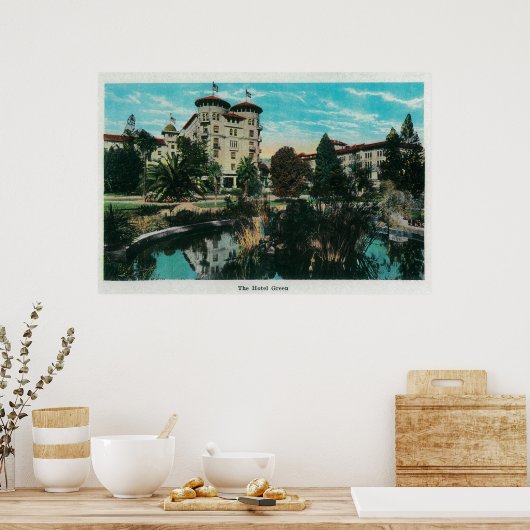 The Hotel Green and GroundsPasadena, CA Poster (Keuken)