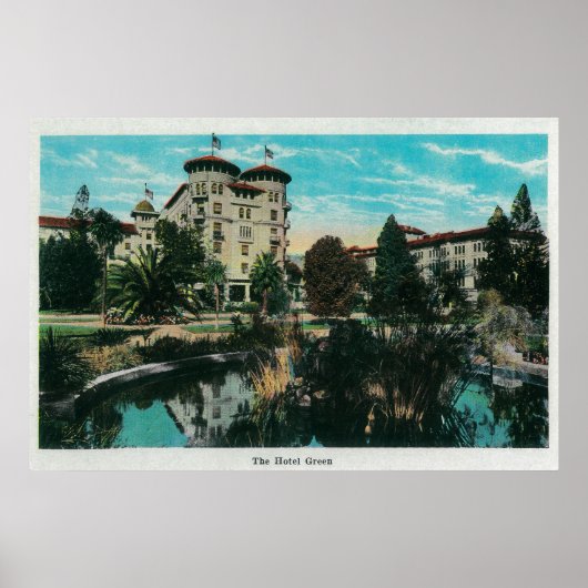 The Hotel Green and GroundsPasadena, CA Poster (Voorkant)